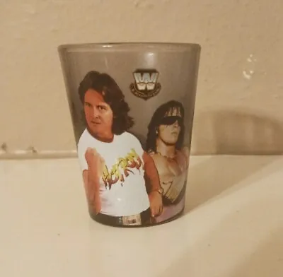 WWE Shot Glass Bret Hart Ultimate Warrior Ric Flair Randy Savage Roddy Piper  • $30