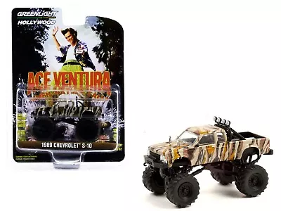 1989 Chevrolet S-10 Monster Truck Camo  Ace Ventura 2  1/64 Greenlight 44920 E • $13.99