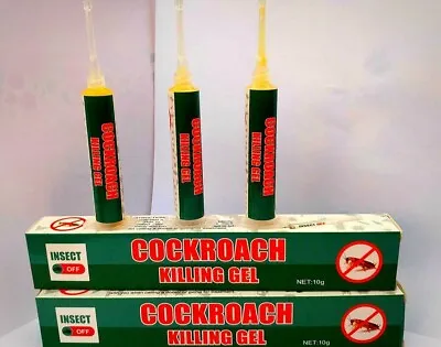 10 Gr INSECT OFF Cockroach Killer Gel Bait Highly Effective RESULT IN DAYS • £7.95