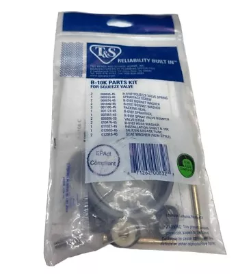 T&S B-10K Parts Kit For Squeeze Valve **SALE** • $17.80