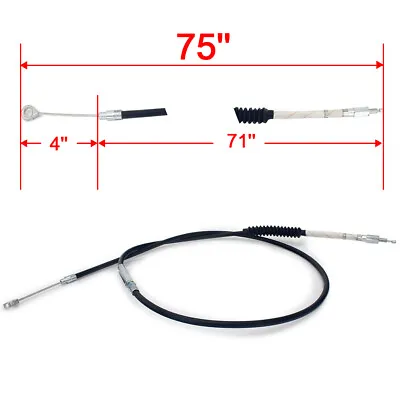 $31.99 • Buy 75  Clutch Cable For Harley Dyna FXDWG FXDC FXDB FLSTF FLSTC FLTRX FXST Softail