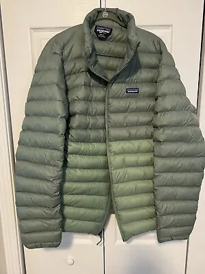 Patagonia Men's Down Jacket Puffer Green Netplus XXL • $25