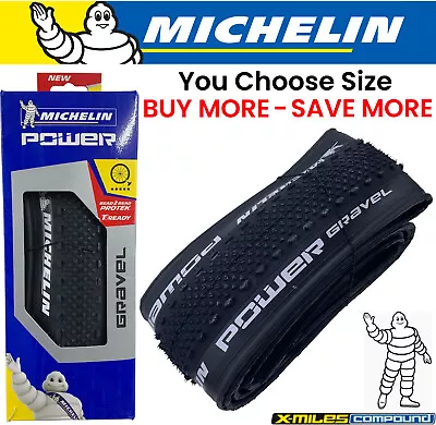 Michelin Power Gravel 700C Tubeless Ready Protek Flat Guard Fold Bike Tires • $51.50