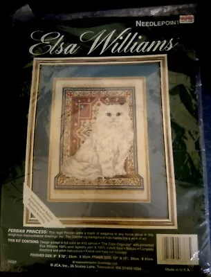 ELSA WILLIAMS ~ “Persian Princess” ~ NEEDLEPOINT KIT ~ #06387 ~9  X 12  • $35