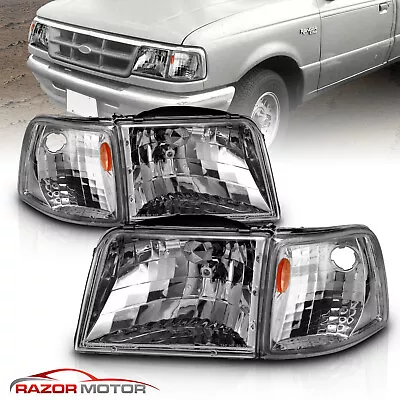 1993 1994 1995 1996 1997 Ford Ranger Factory Style Chrome Headlights Pair • $81.56