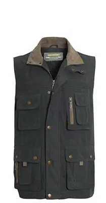 Men's Fishing Shooting Hunting Hiking Bodywarmer  Waistcoat Gilet Safari S-xxl • £24.99