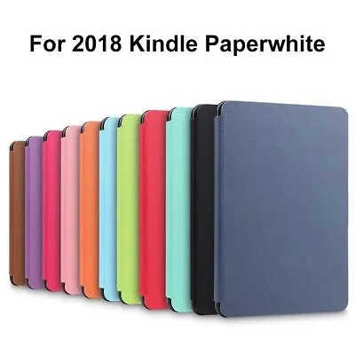 $12.30 • Buy Case Magnetic Cover PU Leather For 2018 New Kindle Paperwhite 4 10th Generation