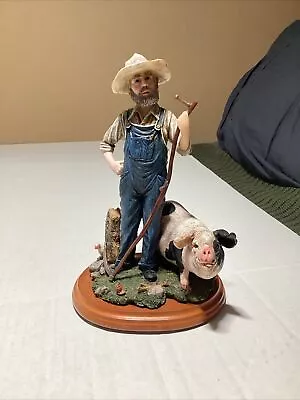 1998 Rare Vanmark Herding The Sows Statue Figurine Homeland Classics  # 1/1791 • $88