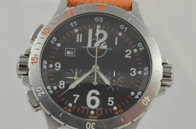 Hamilton Khaki H745120 Quartz Men's Watch Size 1 21/32in Vintage Chrono RAR • $595.68
