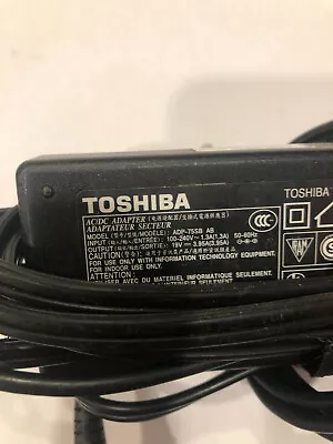 Genuine Toshiba 75W Power Adapter Charger ADP-75SB AB PA3468U-1ACA PA3715U-1ACA • $6.99