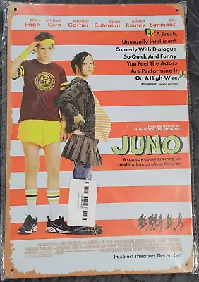 Juno Movie Poster 8  X 12  Tin Wall Decoration / Sign (sealed) • $18