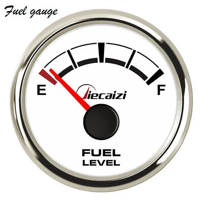 Jiecaizi 0-90 Ohms Fuel Level Gauge Gas Meter For Car Truck Marine 52mm Blue LED • $23.70