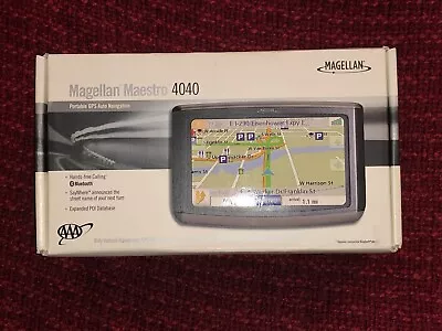 Magellan Maestro 4040 4.3-Inch Widescreen Bluetooth Portable GPS Navigator • $19