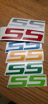 Custom Chevy SS Emblem Vinyl Decal Car Window Sticker Monte Carlo And Impala • $6