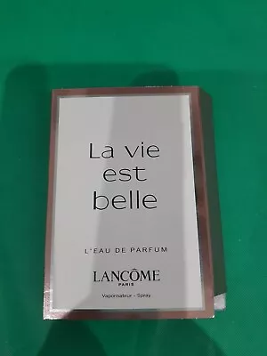 LANCOME LA VIE EST BELLE 1.2ml L'EAU DE PARFUM SAMPLE NATURAL SPRAY⚘️🎁 • £3.95