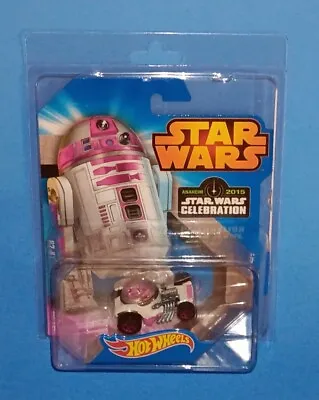 Hot Wheels 2015 Anaheim Star Wars Celebration Exclusive PINK R2-KT DROID - RARE • $65