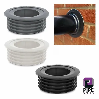 Pipe Snug Soil Pipe Collar For 40mm Waste Pipe Grey White Black - Airtight Seal • £7.59