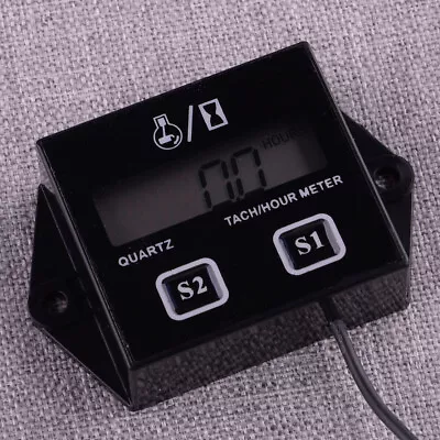 Digital RPM Tach Hour Meter Speedometer Gauge For Motorcycle Dirt Bike • $23.47