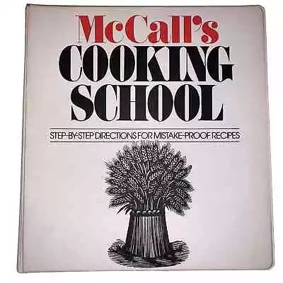 Vintage McCalls Cooking School Cookbook Mistake Proof Recipes Vol 2 • $9.99