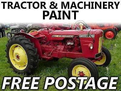 Tractor Agri Enamel Paint David Brown DB 770 880 990 1L • £23.40