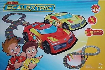 Scalextric - My First Scalextrix Set Mains Powered Track & Car Set - NEW • £37.99