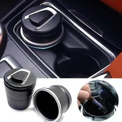 £4.93 • Buy Portable Car Ashtray Holder Cup Lid Auto Cigarette Odor Remover Detachable  LED
