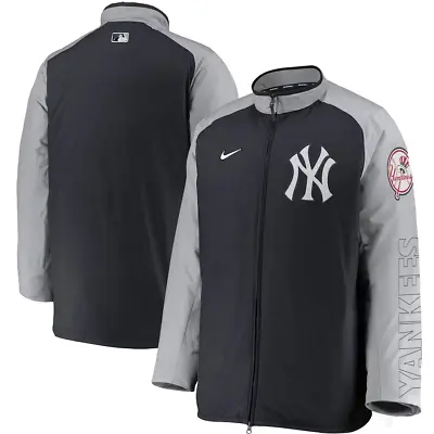 New York Yankees Coat Mens XL Nike Lined Dugout Collection Full Zip MLB Jacket • $96.20