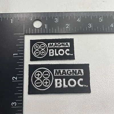2 Patches (Different Size) MAGNA BLOC Advertising Patch Lot Of 2 20A6 • $5.95
