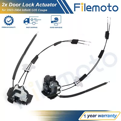 Fit For 2003-2004 Infiniti G35 Coupe Door Lock Actuator Front Left & Right Side • $77.99