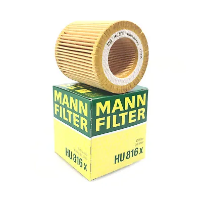 Oil Filter Mann For BMW E60 E61 E84 E85 E90 E91 E92 E93 128i 135i 525i 530i X5 • $10.97