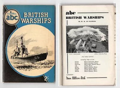 British Warships H M Le Fleming Ian Allan ABC Pb Vgc 1950s Ed • £7.25
