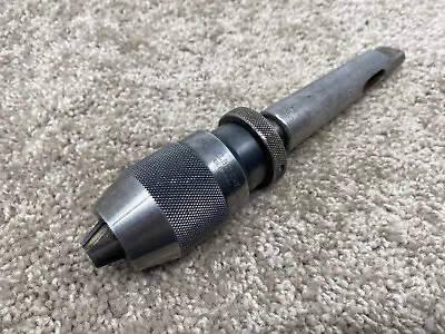 ALBRECHT KEYLESS DRILL CHUCK - J2 TAPER - 0 To 3/8  - MORSE TAPER SHANK • $269.99