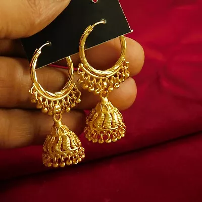 $17.86 • Buy Indian Women Gold Plated Ethnic Earrings For Women Ethnic Fashion Jewelry