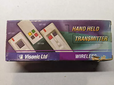 Visonix Wireless WT-102 Hand Held Transmitter (NEW IN BOX - RARE) • $135