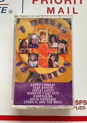 Rare! '7 Reinas 14 Exitos' - Various Artists Compilation (1997 Cassette) NEW! • $9.99