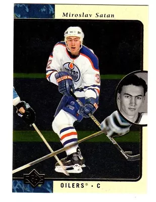 1995-96 Upper Deck SP #52 Miroslav Satan RC EDMONTON OILERS ROOKIE • $1.89