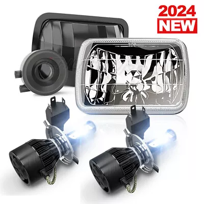 H6054 7x6  Led Headlight Hi-Lo For Chevy C1500 C2500 C3500 Suburban Pickup Truck • $95.99