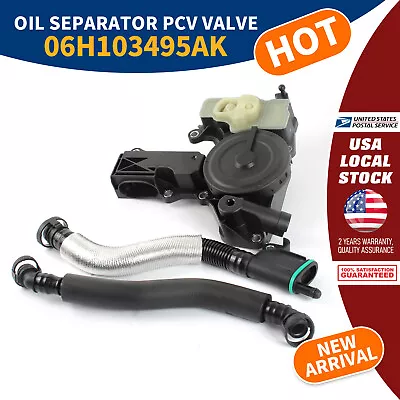 Engine Oil Separator PCV Valve Assembly For Audi 2.0t  06h103495AK OEM REIN • $95.99