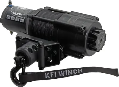 New KFI 4500lb Stealth Winch 4500 Synthetic Rope 38' For UTV SXS ATV SE45-R2 • $470