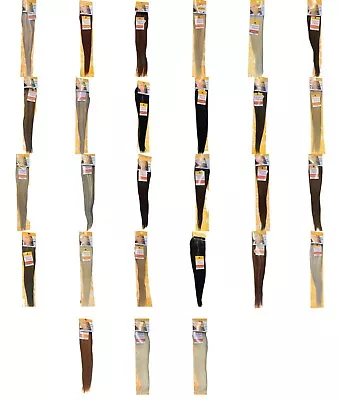 £79.99 • Buy Sensationnel Premium Now Straight 18  Inch Weave 100% Human Hair Euro Wvg