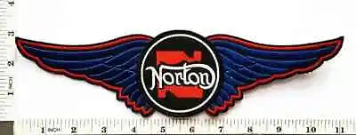 Norton Patch Racing Motorcycle Sew Iron On Embroidery Applique • $24.99