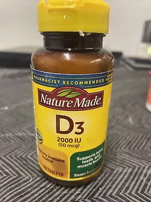 Nature Made  Vitamin D3 2000 Iu 100 Tablets • $10