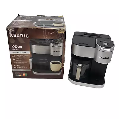 Keurig K- Duo Special Edition 5100 Coffee Maker Single Serve 12 Cup Drip Silver • $79.98