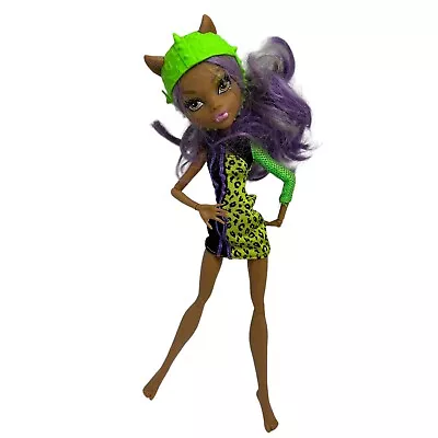 Monster High Roller Maze Skultimate Clawdeen Wolf Doll Green Neon Helmet • $18.99