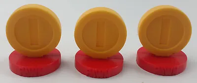Lot Of 3 Super Mario Chess COIN PAWN Replacement Part 2009 Nintendo USAopoly • $9.99