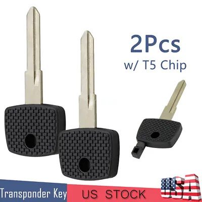 2 For Mercedes Benz/Dodge Sprinter 2002 -2006 Transponder Chip Car Key Blade T5 • $12.88