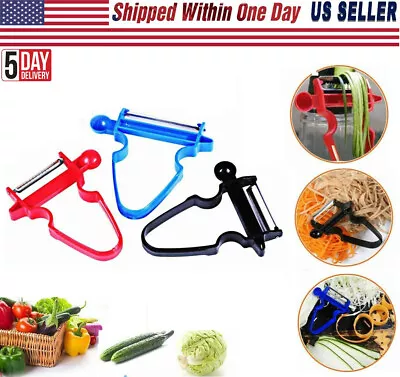 3pcs/set Multifunction Potato Magic Trio Peeler Vegetable Slicer Fruit Peeler • $5.99