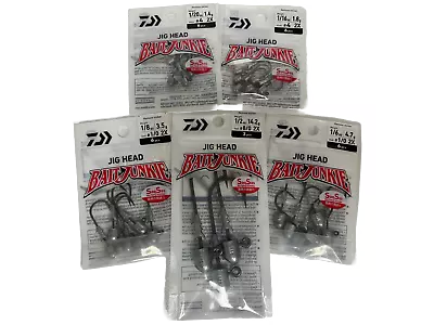 $10.99 • Buy Daiwa 2023 BaitJunkie Heavy Duty Jighead Bait Junkie Jigheads - Choose Weight & 