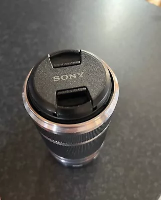 Sony Camera Lens SEL 55 Mm - 210 Mm F/4.5-6.3 E Black-Silver Excellent Condition • £45