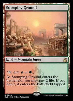 MTG Ravnica Remastered *FOIL* R Stomping Ground #0289 • $12.99